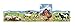 Melissa & Doug Farm 4-in-1 Jumbo Linking Jigsaw Floor Puzzle (96 pcs, 5 feet long)