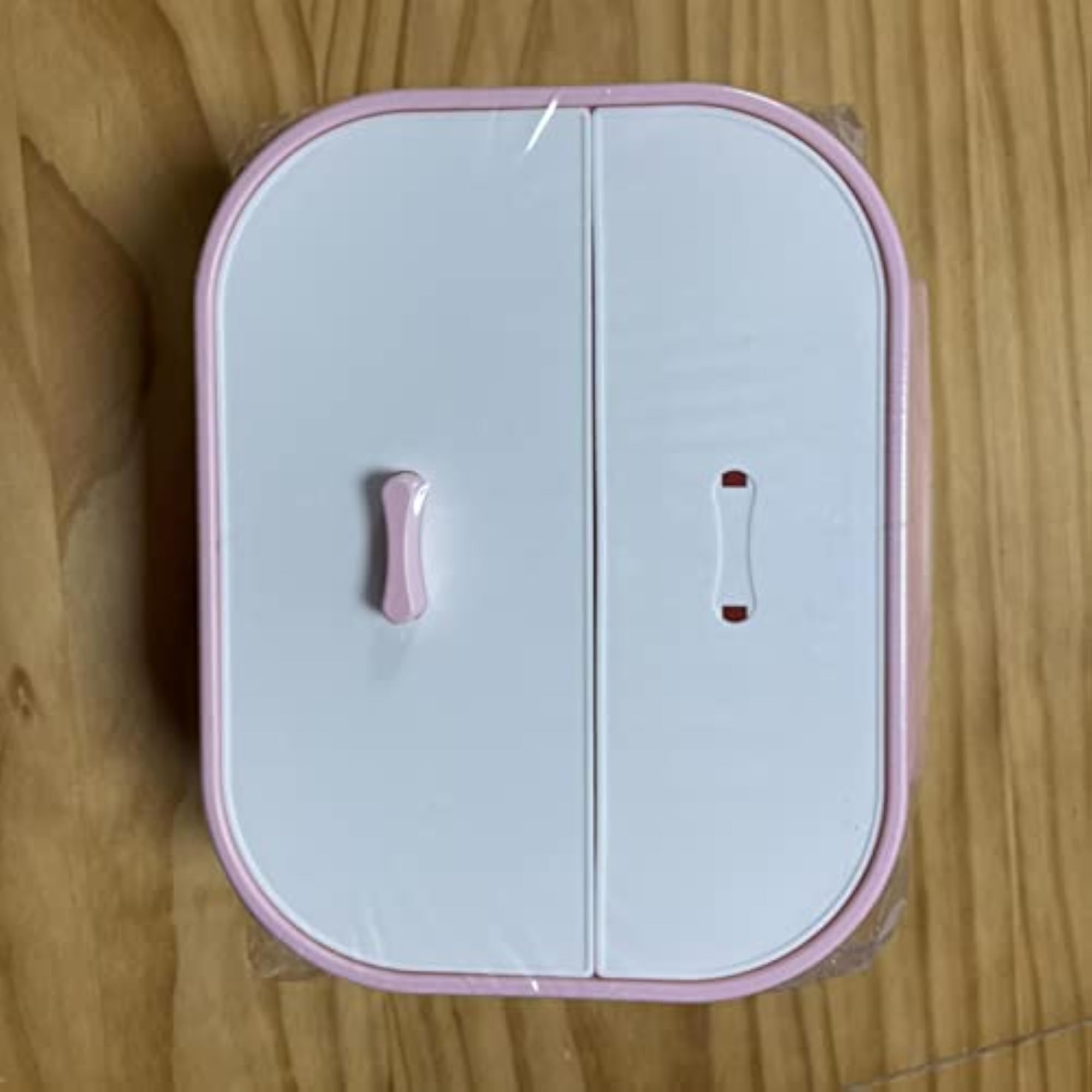 2Pcs Girls Jewelry Carry Box with 2 Layer Drawer