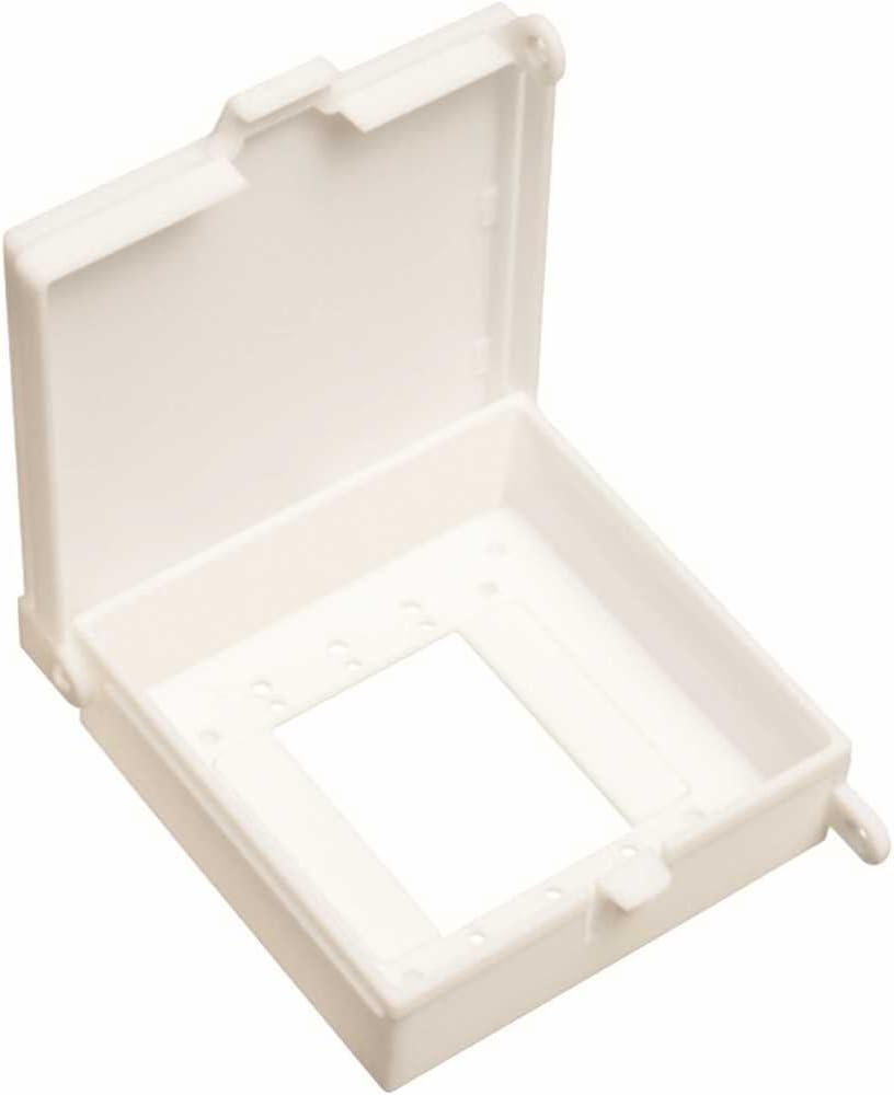 Arlington DBK55C-1 Weatherproof, Non-Metallic Keypad and Thermostat Cover, 5" x 5", Clear, 1-Pack