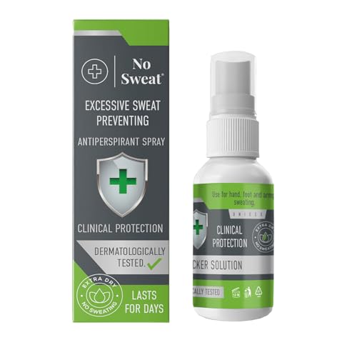 NO SWEAT Maximum Strength Antiperspirant Spray, 50 ml