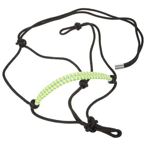 BUGUUYO Cabestro de Seguridad Ajustable para Caballos Cuerda Trenzada de Nailon Resistente Accesorio Profesional para Equitación Arnés para Entrenamiento y Exhibición Color Aleatorio