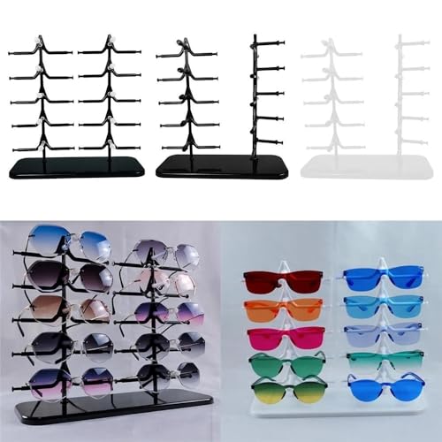 Soporte para Gafas de dos filas que optimiza el espacio en mostradores 4