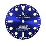 ROUHO Esfera de Metal Movimiento 8200 8205 Luminiscente 29mm Ventana Fecha Esfera de Acero Inoxidable Modding Recambio para Rolex Submariner - A6