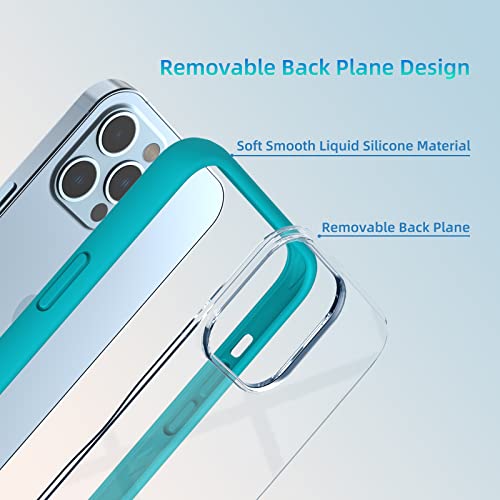 Coque iPhone 13 Pro Max Bleu Sarcelle Finition Polycarbonate Premium