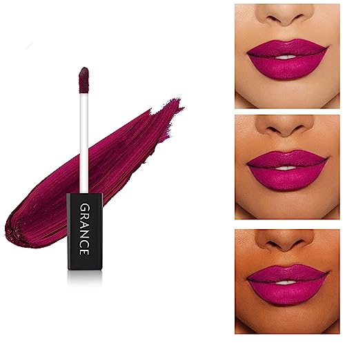GRANCE Supersoft Matte Liquid Lipstick|Smooth Lip Color|Creamy Texture with Matte Finish|Fresh Feel, Long Lasting and Smudge Proof for Upto 16 Hours (Cranberry Crush) - Image 6
