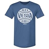 500 LEVEL Alex Vesia Los Angeles Vintage Baseball Men's Premium T-Shirt (Tri Royal, Large)