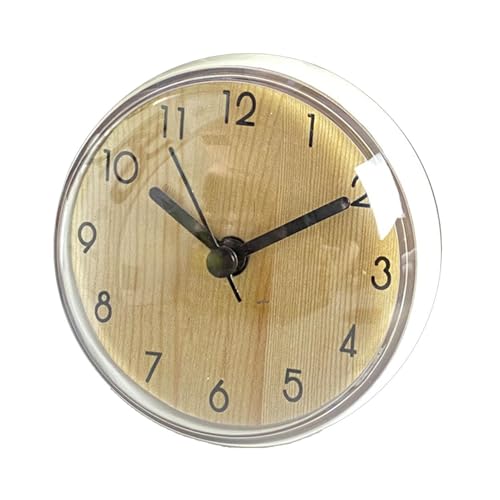 Reloj de Pared - Resistente al Agua a Pilas con Adhesiva y Diseño Atractivo - Decoración para Cocina, Salón, Baño, Escuela, Oficina, Granja, Mesita, Estante - para Hogar, Aula, Dormitorio, Espacio