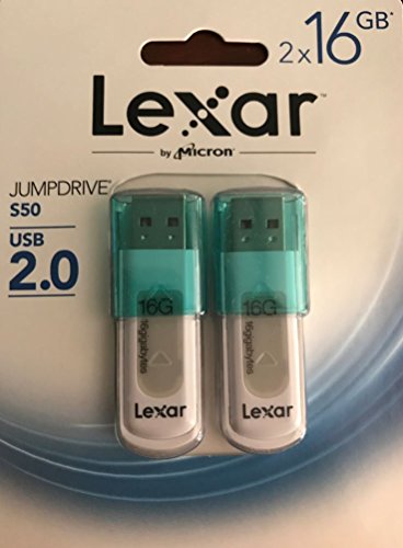 Preisvergleich Produktbild Lexar JumpDrive LJDS50-16GASBNA2 USB-Stick (16 GB,, 2 Stück)