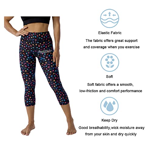 Srunch Butt Leggings For Women Tummy Control Workout Gym Yoga Capris Animal Paw Prints Leggings For Girls Medium #TOP4