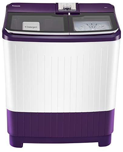 Panasonic 8 kg Semi-Automatic Top Loading Washing Machine (NA-W80G5VRB, Violet)