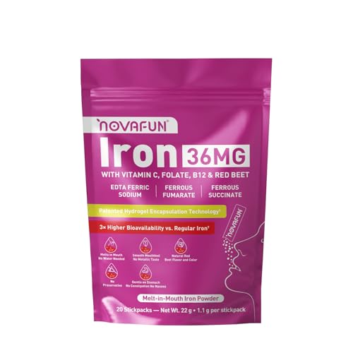 Novafun Iron Supplement Powder Sticks