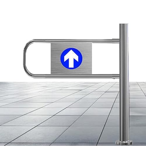 Portillon de sécurité battant à ressort et porte d'entrée résistante - 2