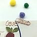 JANOU Love Paper Clips Metal Card File Note Clips for Office School Wedding Decoration Pack 20pcs