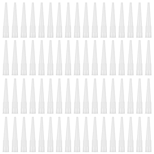 68 piezas de puntas de cartucho de silicona, puntas de silicona, boquillas de silicona, tapas de sellado, boquillas de silicona para cartuchos de silicona, herramientas de sellado adhesivo accesorios