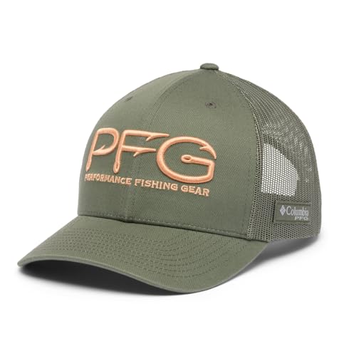 Image of Columbia Unisex PFG Fish Flag Mesh Ball Cap