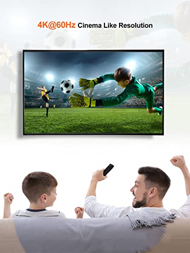 Cablecreation 4K Hdmi Cable, 6 Feet Upward Angle 270 Degree Vertical Right 4K Hdmi Cable, Support 4K Ultra Hd, 3D Video, Ethernet, Audio Return Channel, Black #TOP2