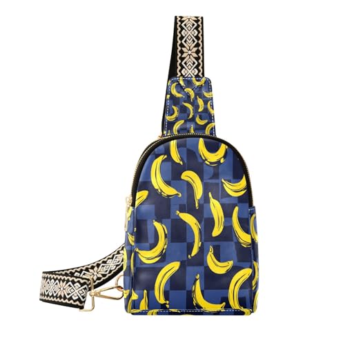 Bananas tendances bleues et noires à carreaux parfaites pour vos sorties urbaines quotidiennes