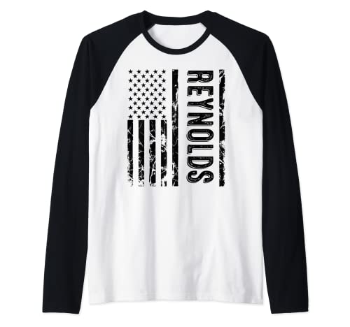 Reynolds Last Name Funny Surname Family Reunion Team Raglan Baseball Tee