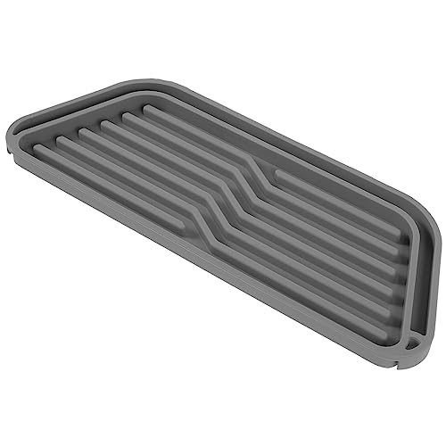 Angoily Silicone Refrigerator Drip Tray Kitchen Sink Drip Catcher Water Dispenser Fridge Pad