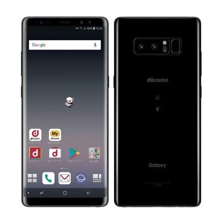 Amazon Co Jp Samsung Sim Unlock Docomo Galaxy Note8 Sc K Midnight Black Electronics Cameras