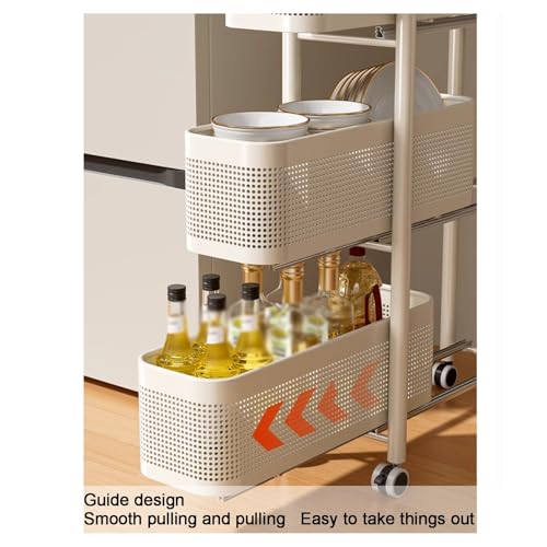 Carrello portaoggetti sottile – Scaffale scorrevole stretto per lavanderia, ufficio, bagno, cucina, design salvaspazio, 40 x 16 x 90 cm