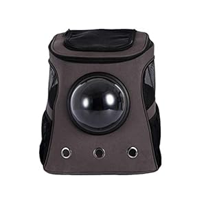 Musite Grote Huisdier Rugzak Draagbare Ruimtecapsule Ademende Raam Kattendrager Hondentas Draagbare Reistassen Huisdierbenodigdheden/Bruin