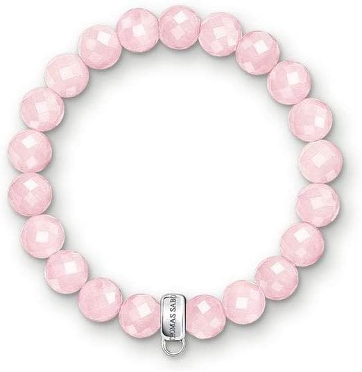 Thomas Sabo Damen Charm-Armband Rosa Charm Club Rosa 925 Sterling Silber X0191-034-9