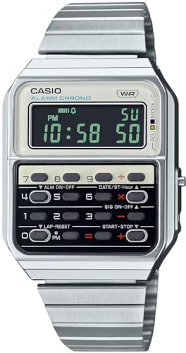 Casio General Line Watch: Silver CA-500WE-7BDF