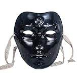 Runhomal Máscara Chino 1 Pieza Moda Cool Para Hombres Y Mujeres Accesorios Ropa Accesorios Accesorios Con Cordones Para Halloween Maquillaje Ball Negro One Size