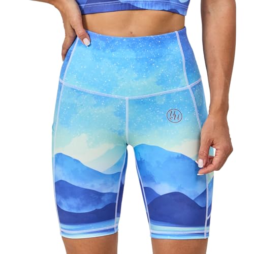 High Waisted Biker Shorts Workout Athletic Leggings Running