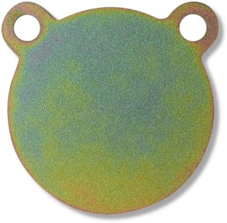 Ar400 Steel Targets for Shooting - 4 Inch X 3/16 Inch Steel Target - for 22lr Rimfire Airgun Air Rifle Plinking - Small Metal Targets for Shooting - Gong Targets for Shooting - Shootingtargets7