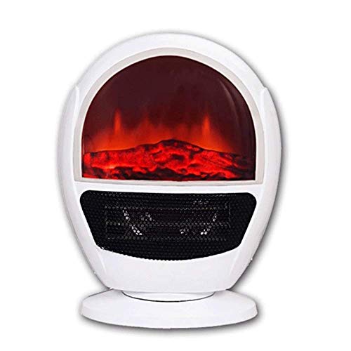 YLJYJ Chimenea eléctrica Chimenea eléctrica montada en la Pared, Estufa eléctrica portátil con Efecto de Llama de Fuego de leña Realista, T Ajustable (chimeneas eléctricas)