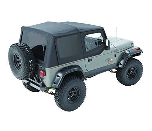 Bestop 7912301 Black Sailcloth Replace-A-Top for 1988-1995 Wrangler YJ by Bestop - Used condition - US$263.10