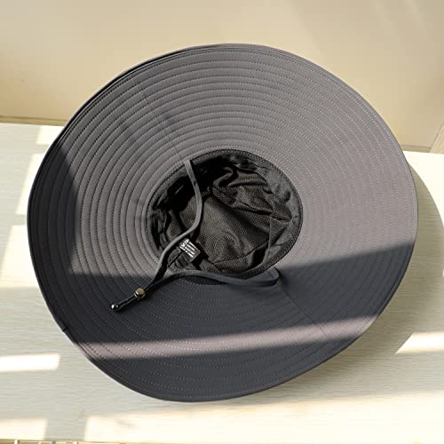 Image of Wide Brim Sun Hat for Men Women UV Protection Ventilated Summer Hats for Fishing Hiking Garden Beach