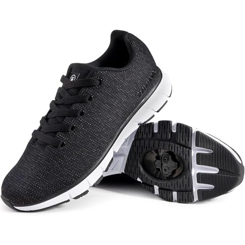 Image of Tommaso Women's Cycling Shoes with Pre-Installed SPD Cleats - Easy to Walk-in Ventilated SPD Cycling Shoes for Women's Spin Classes and Indoor Bikes - Comfortable on Foot and Toebox.