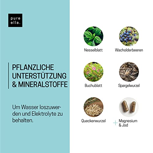 Entwässerungstabletten Pure Ella Entwässerung Kapseln