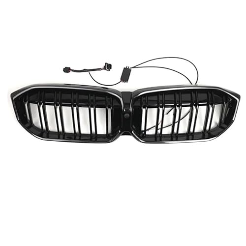 �ƌ݊��������� BMW 3�V���[�Y G20 2022-2024 �Ή��t�����g�O���� �V���O�����C���O���� LED���C�g�t�� ���[�V���O�O���� �A�b�p�[�o���p�[ �O���b�h�A�N�Z�T���[(Double line)