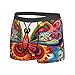yyunbmr - Men's Funny Boxer Briefs 3D Cut Out Fashion Shorts for Men Embroidery Colorful Butterfly Print Black XL