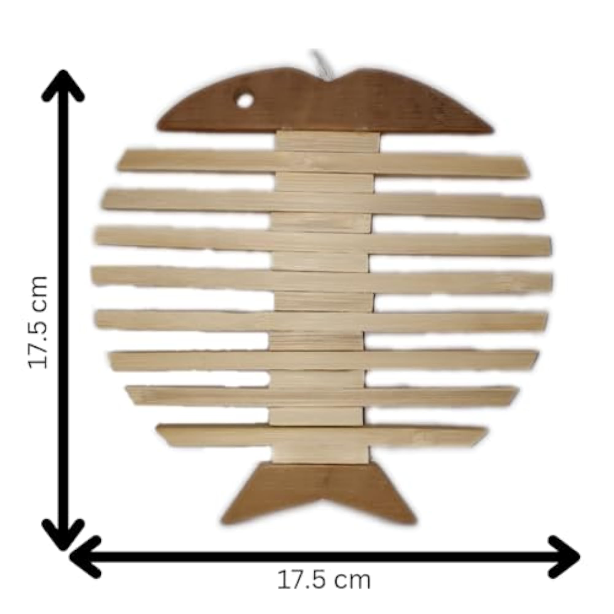 Bamboo Wooden Coasters for Dining Table, Set of 4