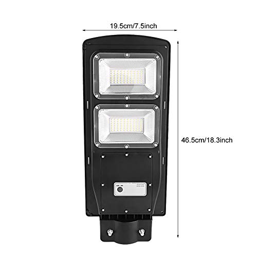 60W Lâmpada De Rua De Energia Solar, Solar Streetlight Lâmpada Do Sensor De Movimento com 120 Contas