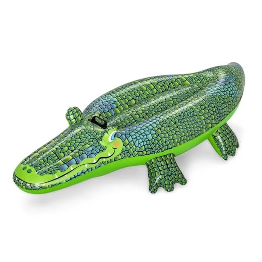 Bestway - Flotador Hinchable - El Crocodilo Hinchable - 152 X 71 Cm