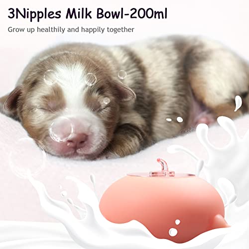 Puppy Kitten Feeder Milk Nipple, Puppy Bottles For Nursing With 3 Nipples, Puppy Feeders For Multiple Puppies Puppy Milk Replacer Formula #TOP6