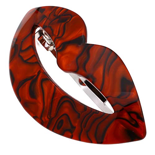 Pasador de pelo francés Camila Paris CP2970 rojo automático duradero