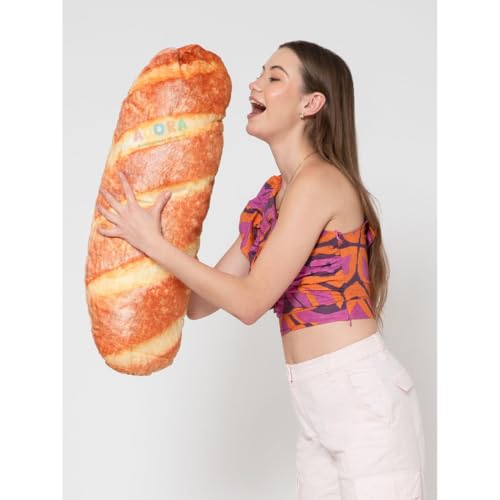 Image of ADORA Bread Soft Toy Baby Plushies - 100 cm Lovable Huggable Soft Toy, Big Size Plush Pillow, Elegant Soft Plush for Babies, Great Birthday Gift for Girls