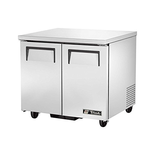 True S/S 8.5 Cu Ft Undercounter Refrigerator W/ 4 Shelves cover