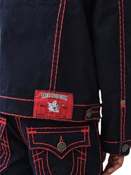 True Religion Bandana masculina SN Jimmy Jacket Discharge, Rigel