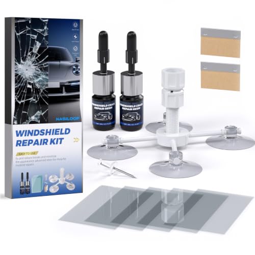 NASILOOP Windshield Chip Repair Kit,Portable Car Glasses Repair kit