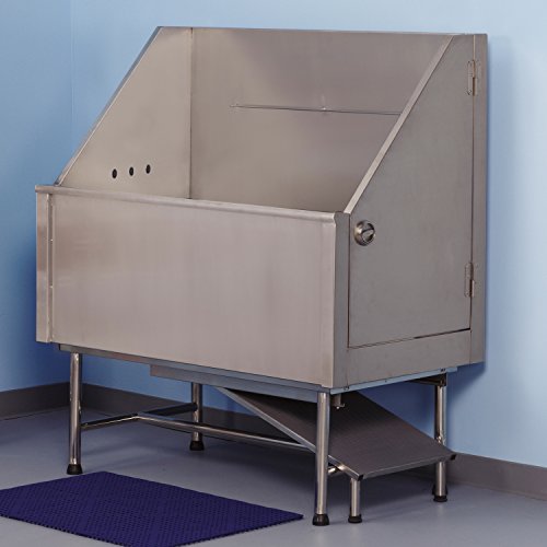 Master Equipment Superior Stainless Steel Evolve Tub Left Plumbed For Pets, 48-Inch #TOP6
