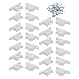 Utilisation polyvalente : idéales pour réparer les loquets de placard, les serrures de meubles de cuisine ou les clips de façade de tiroir factices, ces fermetures de placard en plastique permettent de maintenir des espaces de rangement propres et bien rangés