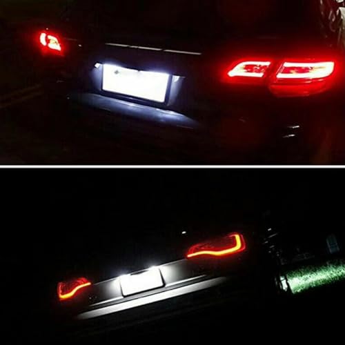 Piloto de matrícula de alta visibilidad con luz clara para Audi A4 B7 y A6 5